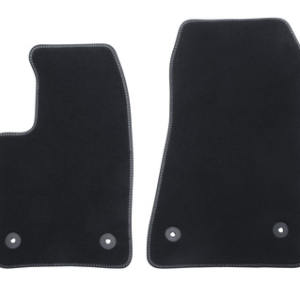 Predpražniki Premium iz velurja, črni